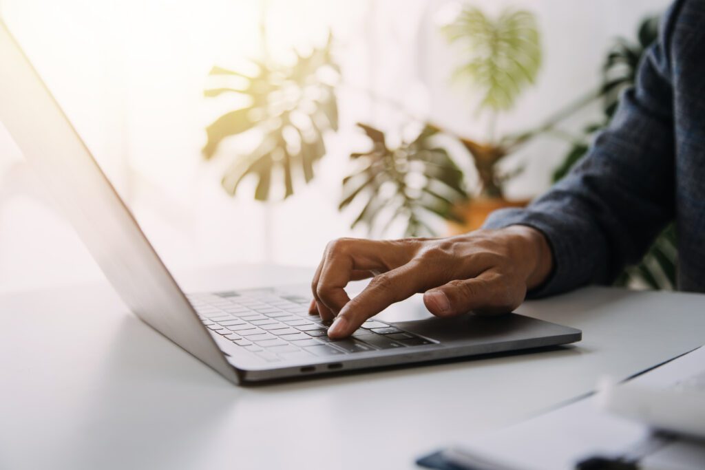 WordPress laptop