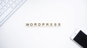 Wordpress||man smiling at phone||happy business man