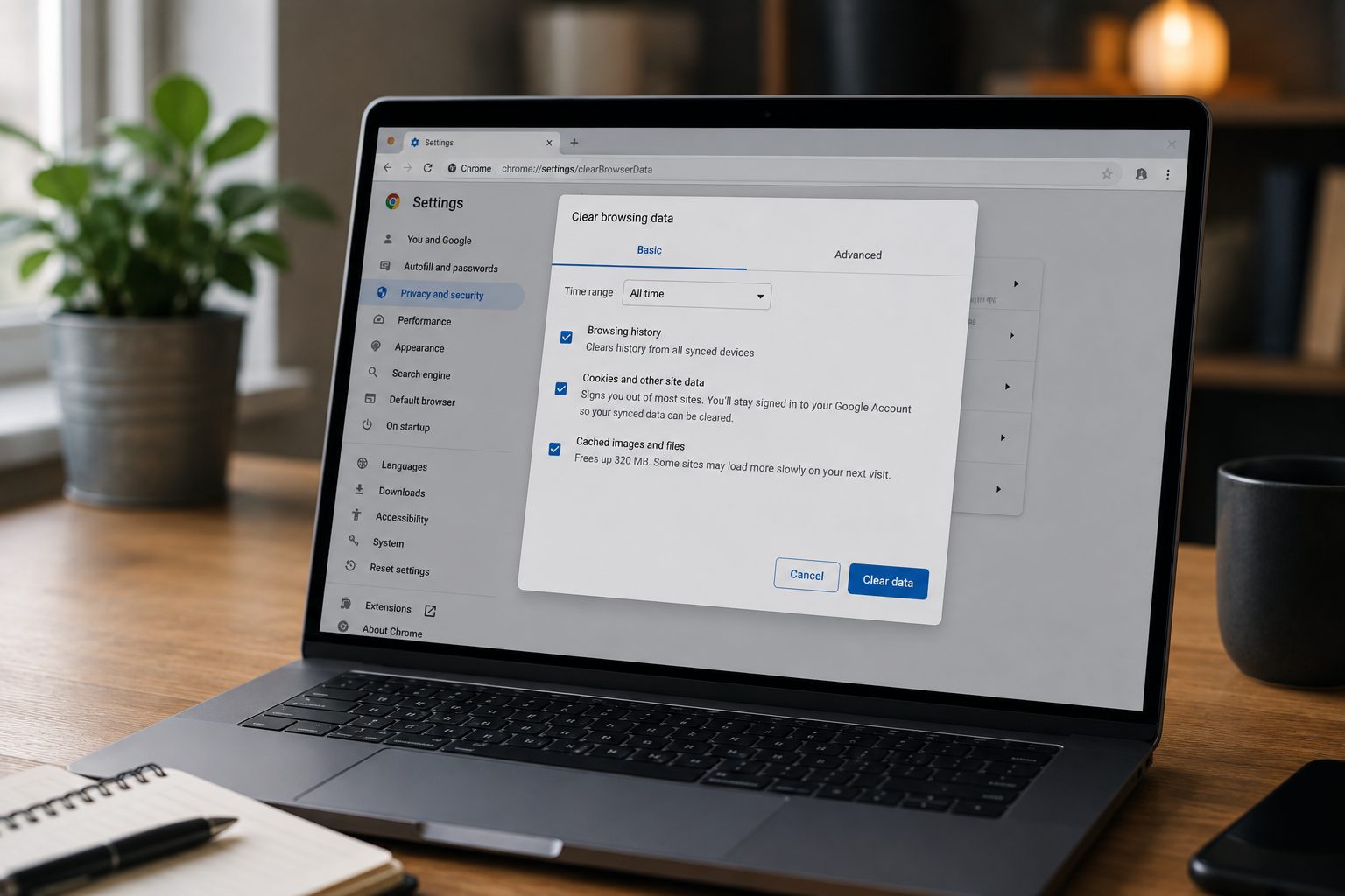 Laptop displaying a WordPress login error after an unsuccessful sign-in attempt.
